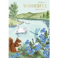 Habitania Lake Windermere Cumbria Greeting Card