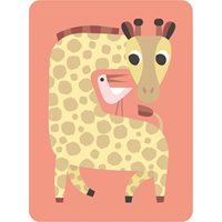 Kort giraff & fågel