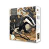 Adult Sustainable Jigsaw Puzzle Martin Truefitt-Baker: Blustery Day Badger