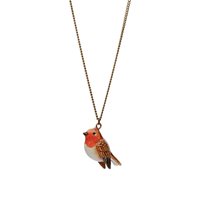 Halsband Rödhake, porslin