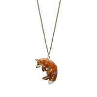 Jumping Fox Necklace