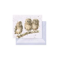 'You First!' owl mini card