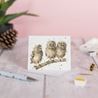 'You First!' owl mini card