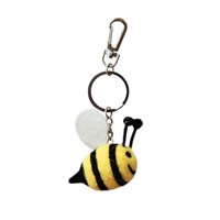 Bee Felt Keyring