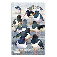 Oystercatchers Tea Towel