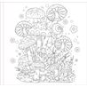 Mushrooms Adult Coloring Book
