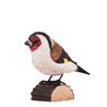 European Goldfinch Wood Carving