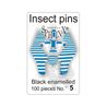 Insect Pins Black No 5