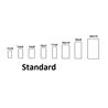 Standard White Mounting Labels 16x7 mm