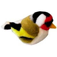 Singing Soft toy - European Goldfinch