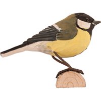 Great tit Wood Carving