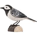 Pied Wagtail Wood Carving