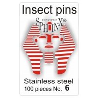 Insect Pins Steel No 6