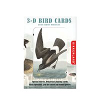 Playing cards 3-D birds