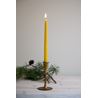 Hand cast beeswax candles 2 pcs