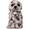 Soft toy harbor seal with pup