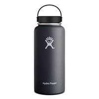Hydro Flask, Black Wide Mouth Flex 32 (946ml)