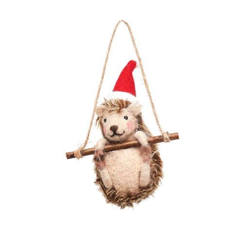 Christmas decorations, Swinging Hedgehog