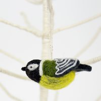 Great Tit felted