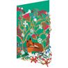 Christmas card, Sleeping Fox