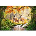 Puzzle Deer family 1000 pieces