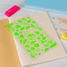 3D stickers rymden glow in the dark