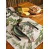CONIFERS Table Runner, 100% linen