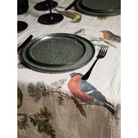 Small Birds Linen Table Runner