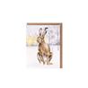 'Golden Hour' Hare Mini Christmas Card