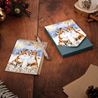 'Footprints in the Snow' Fox Christmas Card Pack