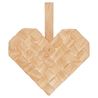 Heart braided chip wood