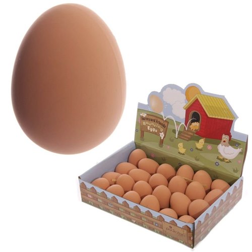 Fun Novelty Bouncing Rubber Egg