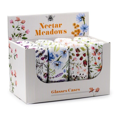 Spectacle case meadow flowers