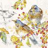 Napkin autumn birds