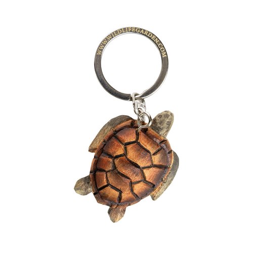 Keyring carved sea turtle