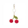 Cherry Felt Keyring
