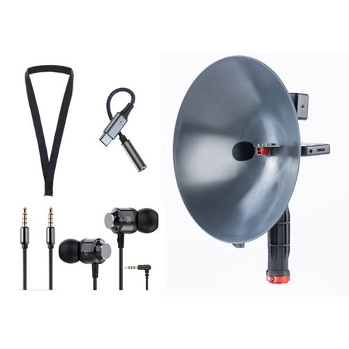 BirdMic ONE Pack - Parabolmikrofon med ljudgränssnitt