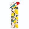 Blue Tit Bookmark – Die-Cut Bookmark with Birds and Lemons