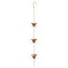Rain chain funnel copper colour