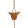 Rain chain funnel copper colour