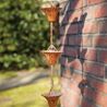 Rain chain funnel copper colour
