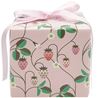 Paper Poetry wrapping paper strawberries pink 200x70cm 80g/m²
