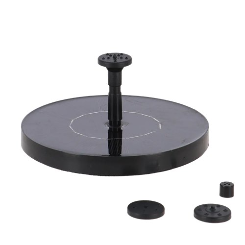 Bird bath solar fountain