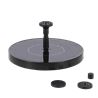 Bird bath solar fountain