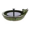 Bird bath solar fountain