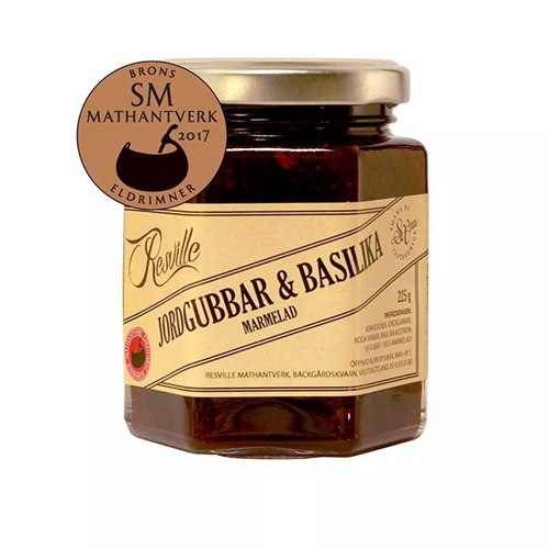 Strawberry & basil jam