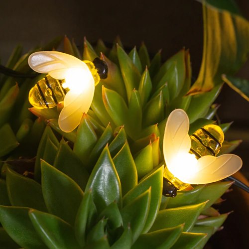 Bee Solar String Lights