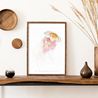 Red Lion's Mane Jellyfish Art Print – A4