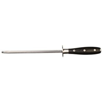 Skärpstål 20 cm Ronneby Bruk INOX Micarta svart/stål