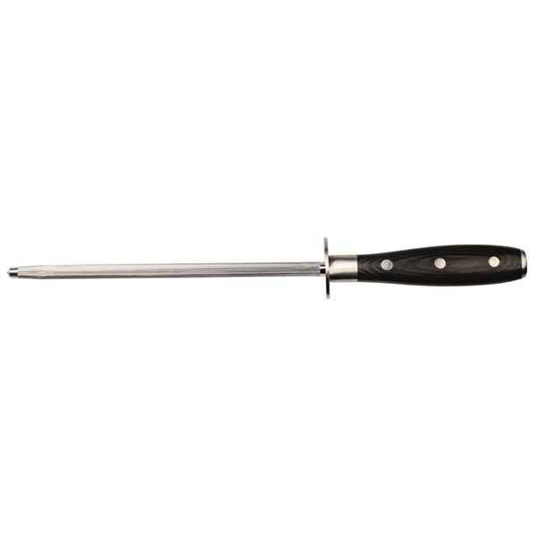 Skärpstål 20 cm Ronneby Bruk INOX Micarta svart/stål